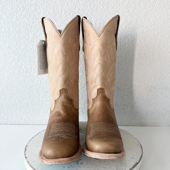 Lane SARATOGA Womens Square Toe Cowboy Boots 11 Desert Clay Western Cowgirl - Picture 7 of 13